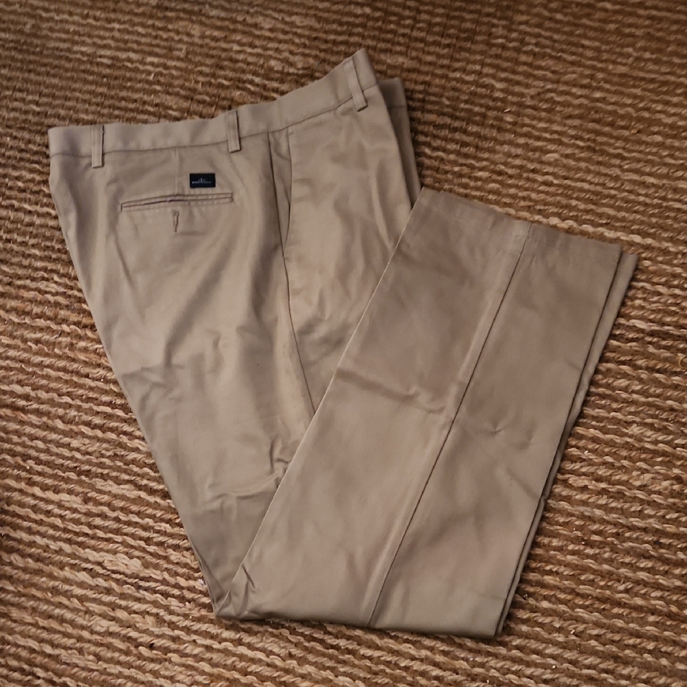 Dockers Tan Chinos Classic Flat-Front Design W38 L34